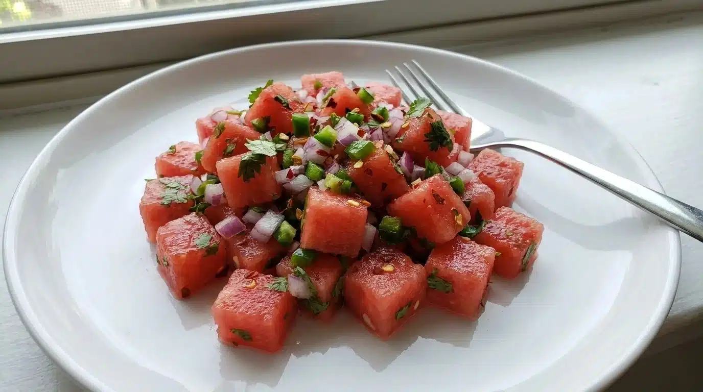 Spicy Watermelon Salsa