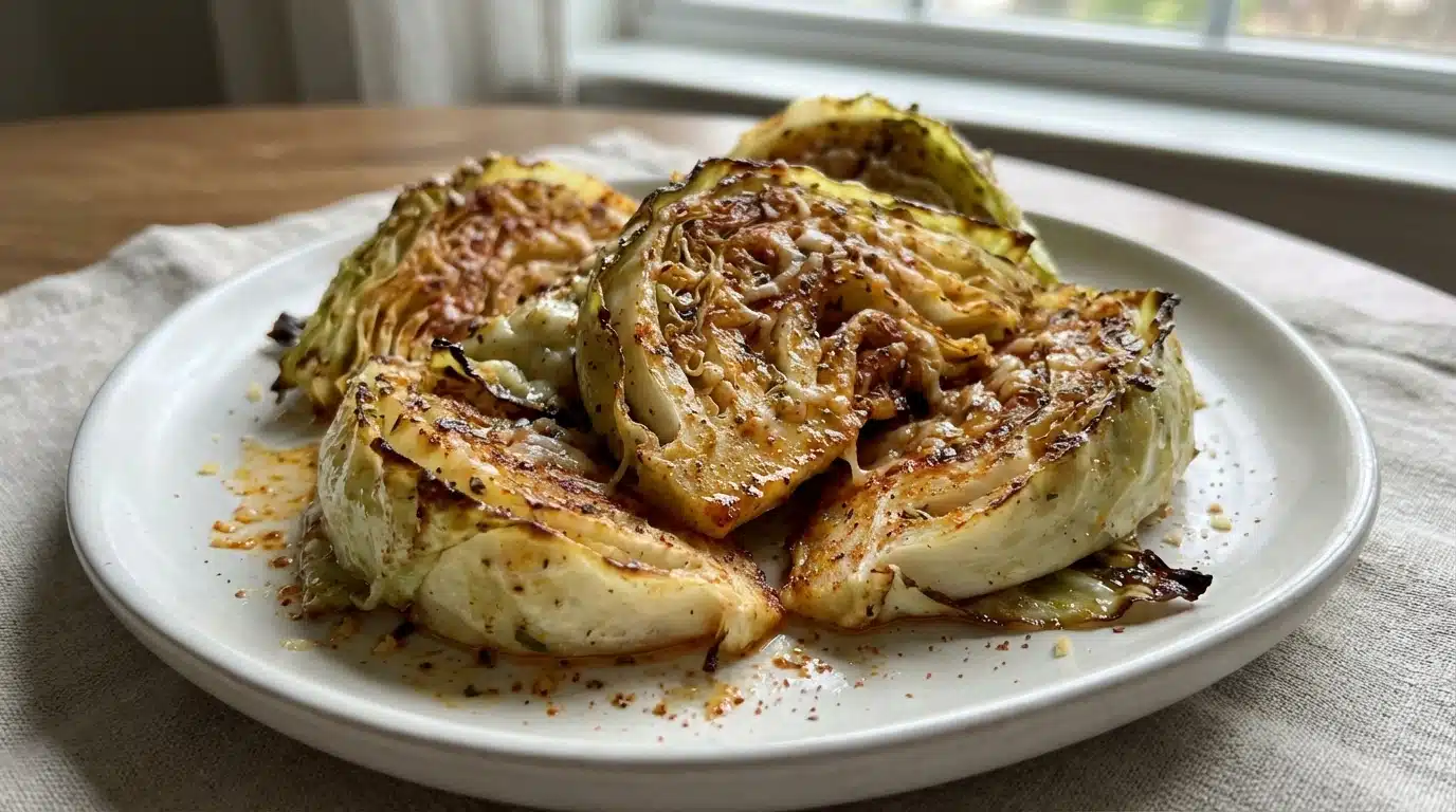 Cajun Parmesan Cabbage