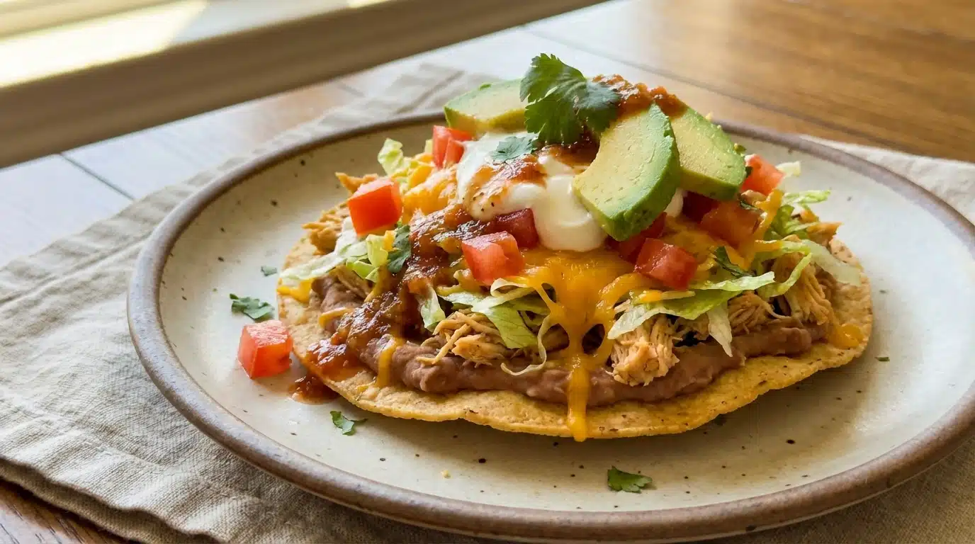 Mexican Chicken Tostadas