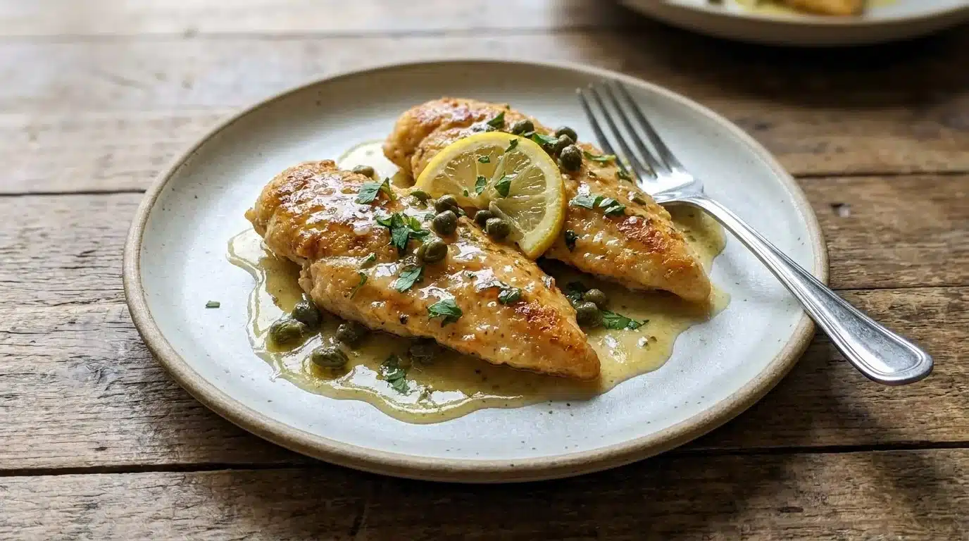Lemon Butter Chicken with Capers