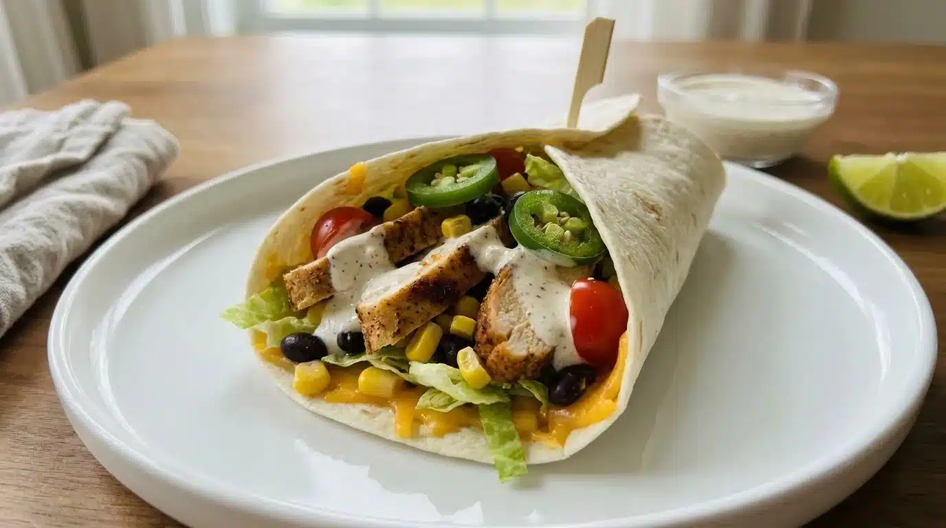 Southwest Chicken Wraps