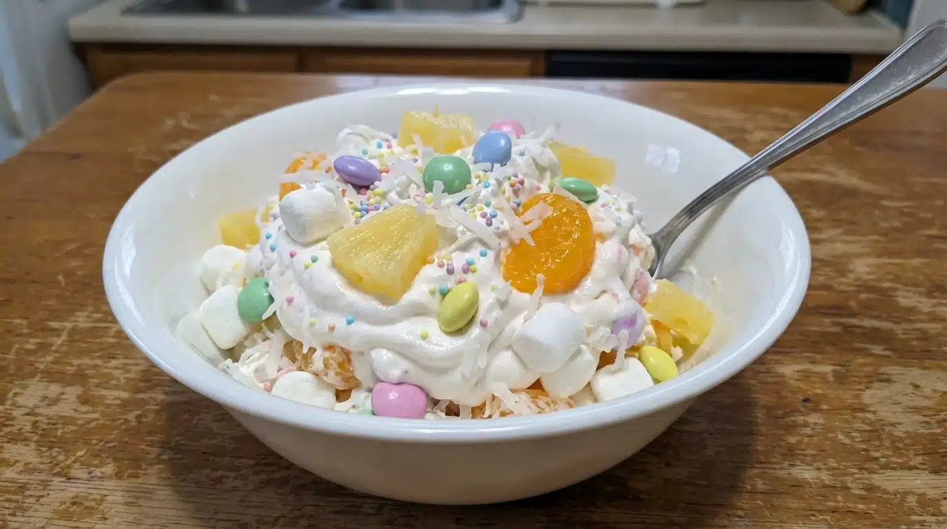 Marshmallow Easter Fluff Salad