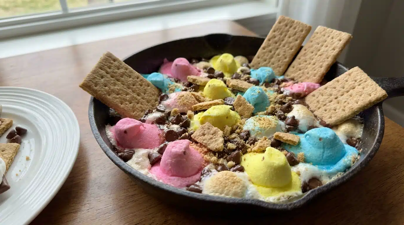 Peeps Skillet S'mores